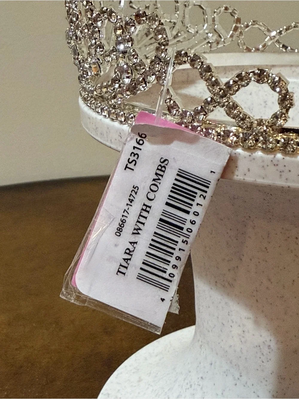 NEW WITH TAGS AUTHENTIC ARRIBAS DISNEY PRINCESS WEDDING PARTY TIARA WITH COMBS 👑